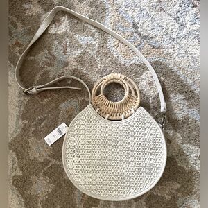 Anthropologie Summer Suede Purse